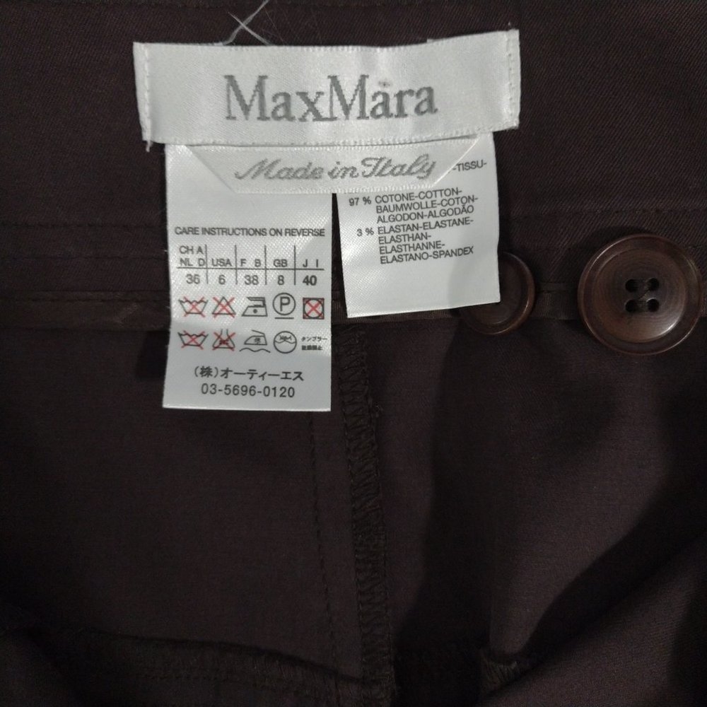 Sale! MaxMara | Size: 6 | Deep Chocolate Brown Skirt With Pockets